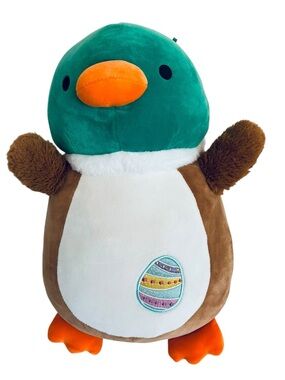 Squishmallows Hug Mees Avery The Mallard Duck 2022 Easter Egg Edition 14”